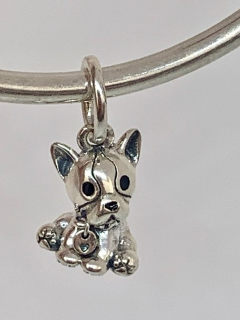 Pandora Bulldog Dog Puppy Pet Silver Charm 925 Ale